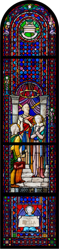 Church stained glass window